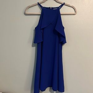 Tween Beautiful, electric blue off the shoulder dress
